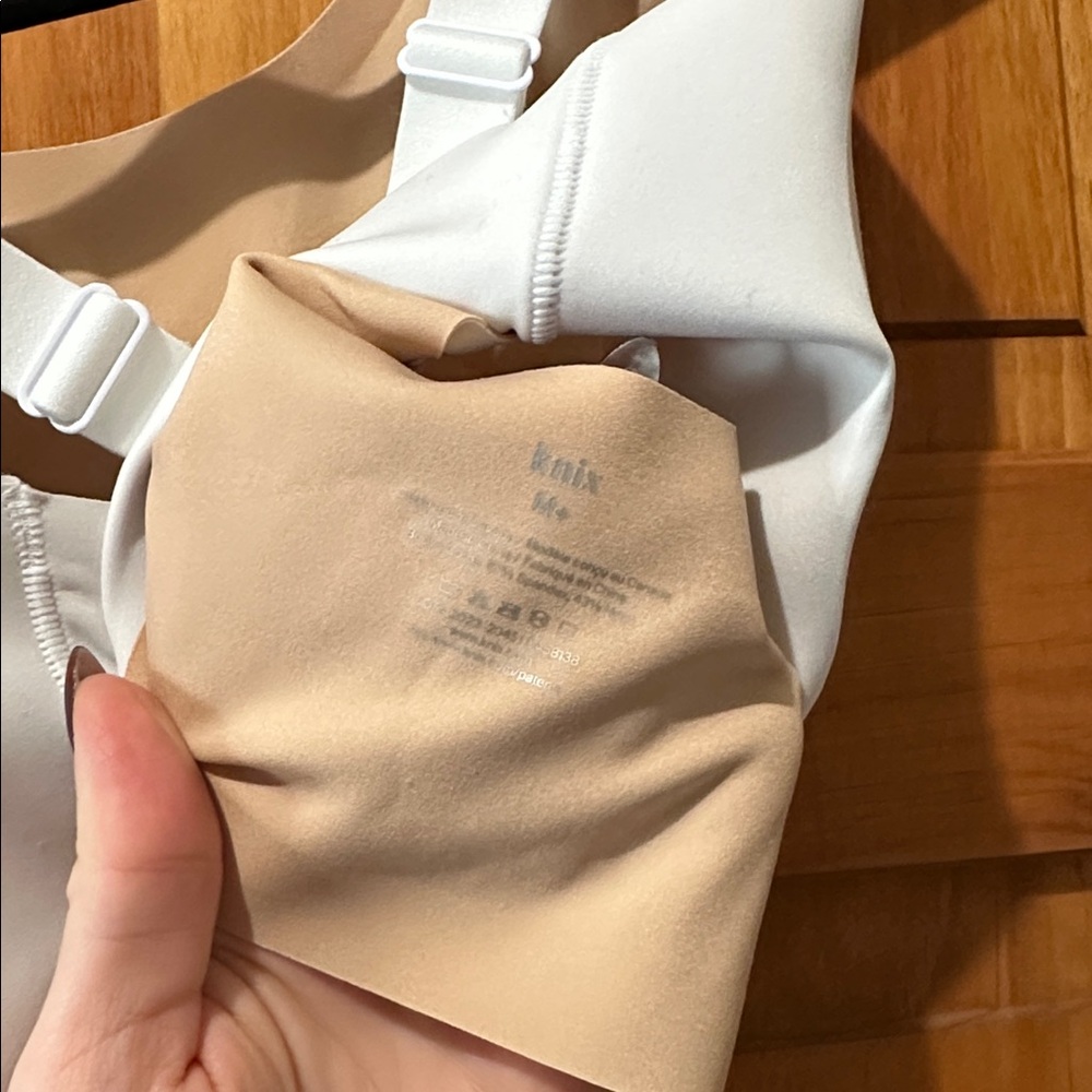 Knix Adjustable Pullover Bra White - image 3
